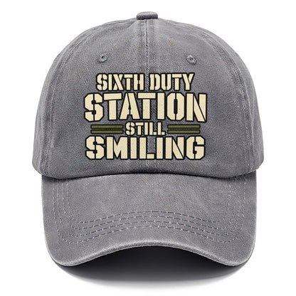 Sixth Duty Station Still Smiling Barracks Wit Classic Cap – Urban Haze