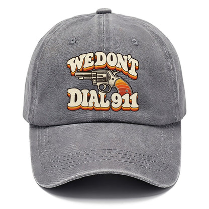 Seventies Sunset We Don't Dial 911 Classic Cap – Urban Haze