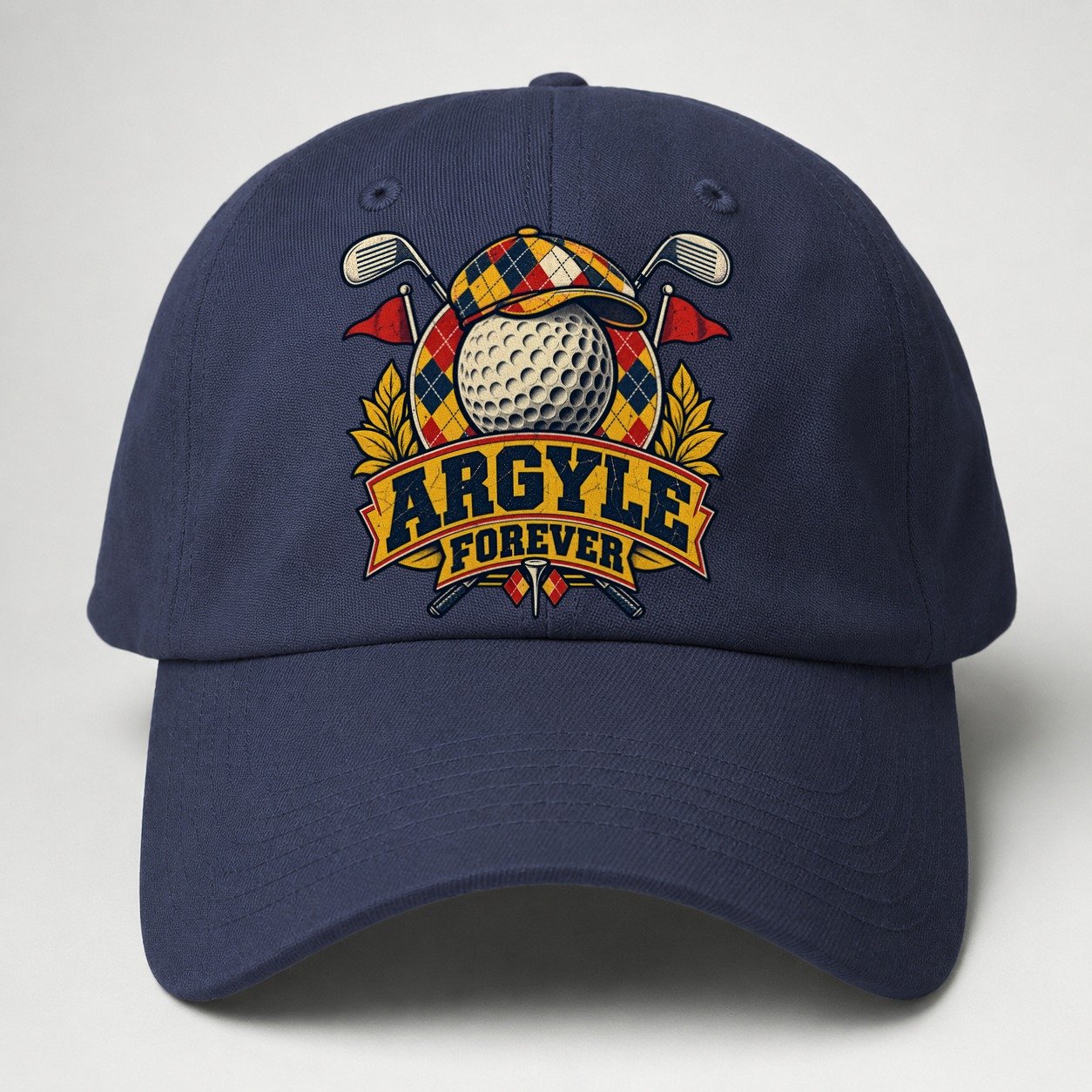 Argyle Forever Golf Life Baseball Cap – Twilight Navy
