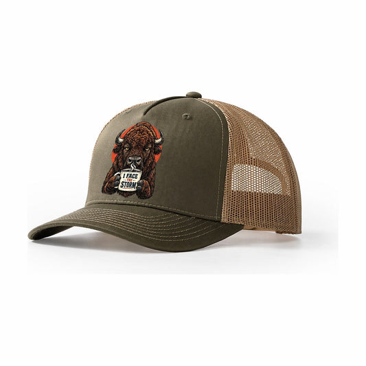 American Bison Mug Truths Trucker Hat – Olive Khaki