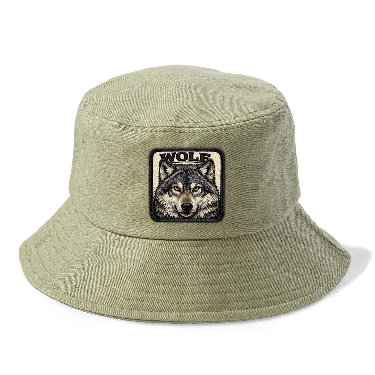 Wolf Bucket Hat – Army Green