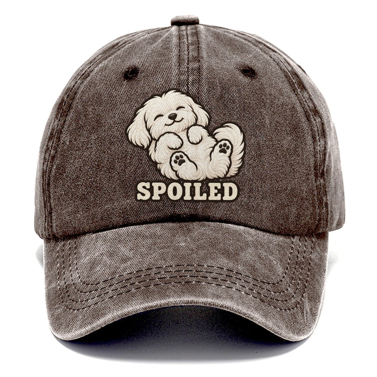 Maltese Spoiled Fan Favorites Classic Cap – Brown