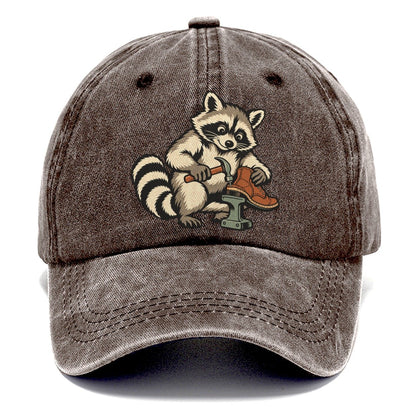 Raccoon Cobbler Sundown Familiars Classic Cap – Brown