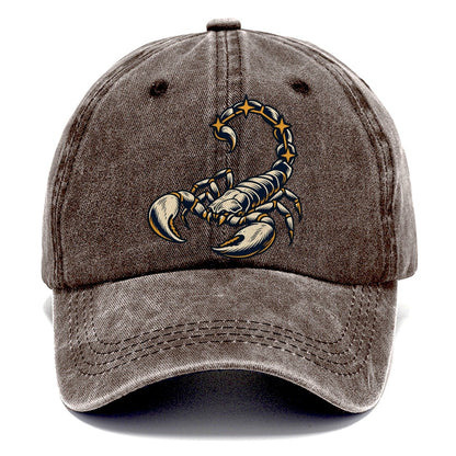 Scorpion Constellation Tail Sundown Familiars Classic Cap – Brown