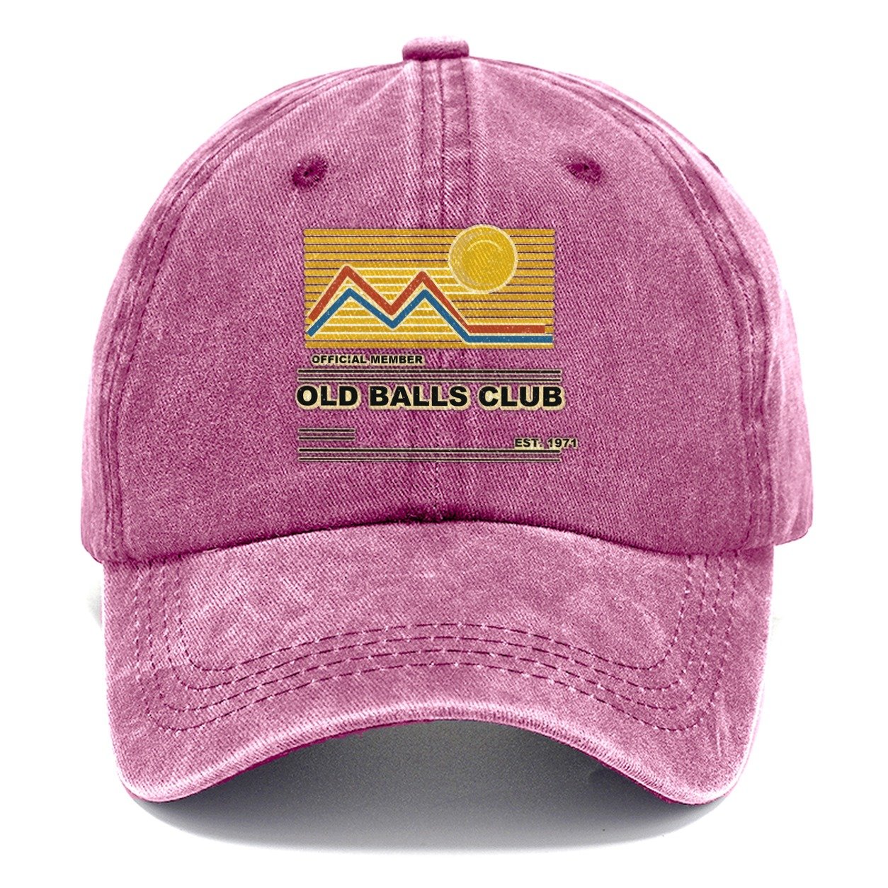 Old Balls Club Classic Cap – Dusty Rose