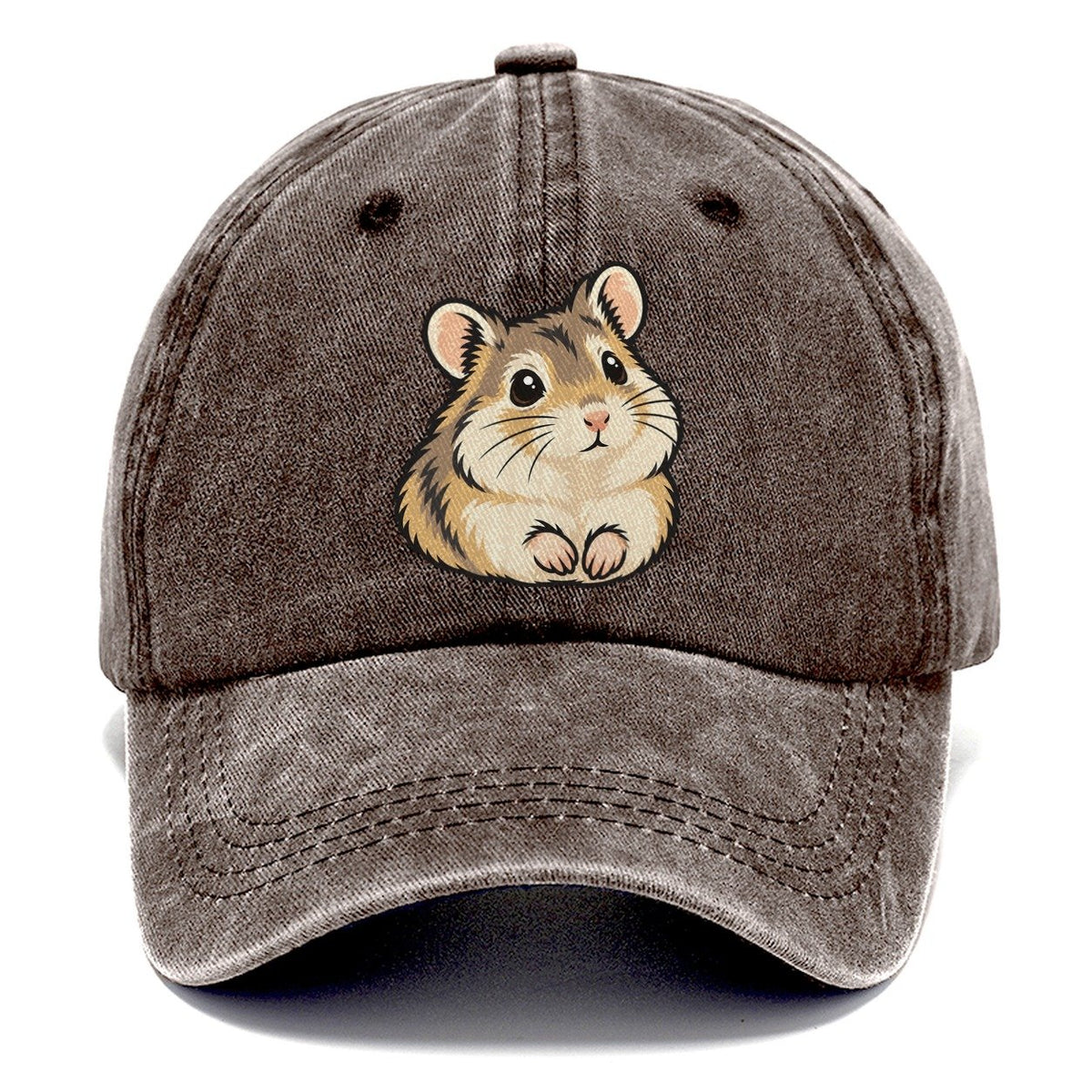 Dwarf Hamster Bright Ears Small Pet Logos Classic Cap – Brown