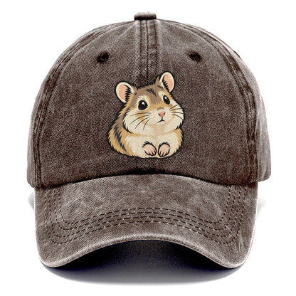 Dwarf Hamster Bright Ears Small Pet Logos Classic Cap – Brown