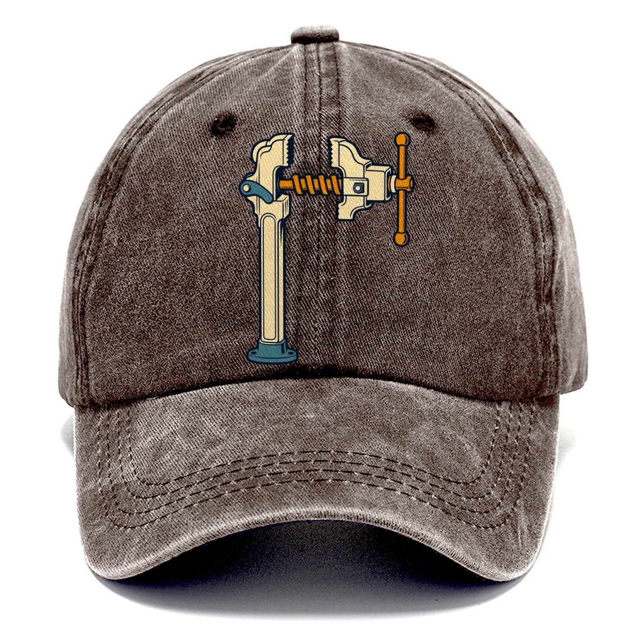 Post Vise Study Blacksmithing Classic Cap – Brown