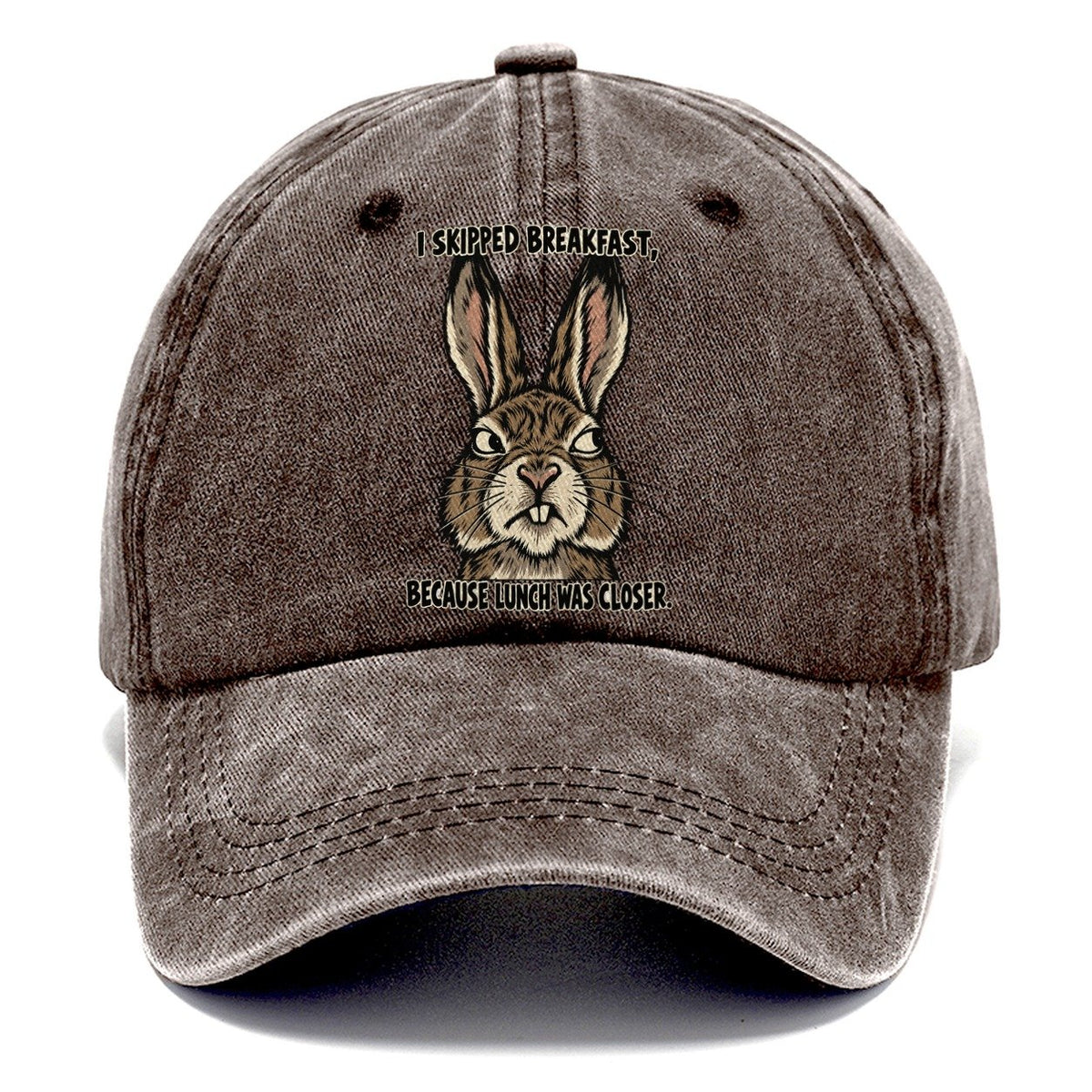 I Skipped Breakfast Feral Logic Classic Cap – Brown