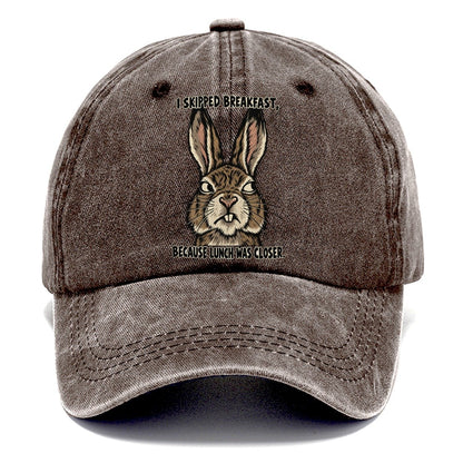 I Skipped Breakfast Feral Logic Classic Cap – Brown
