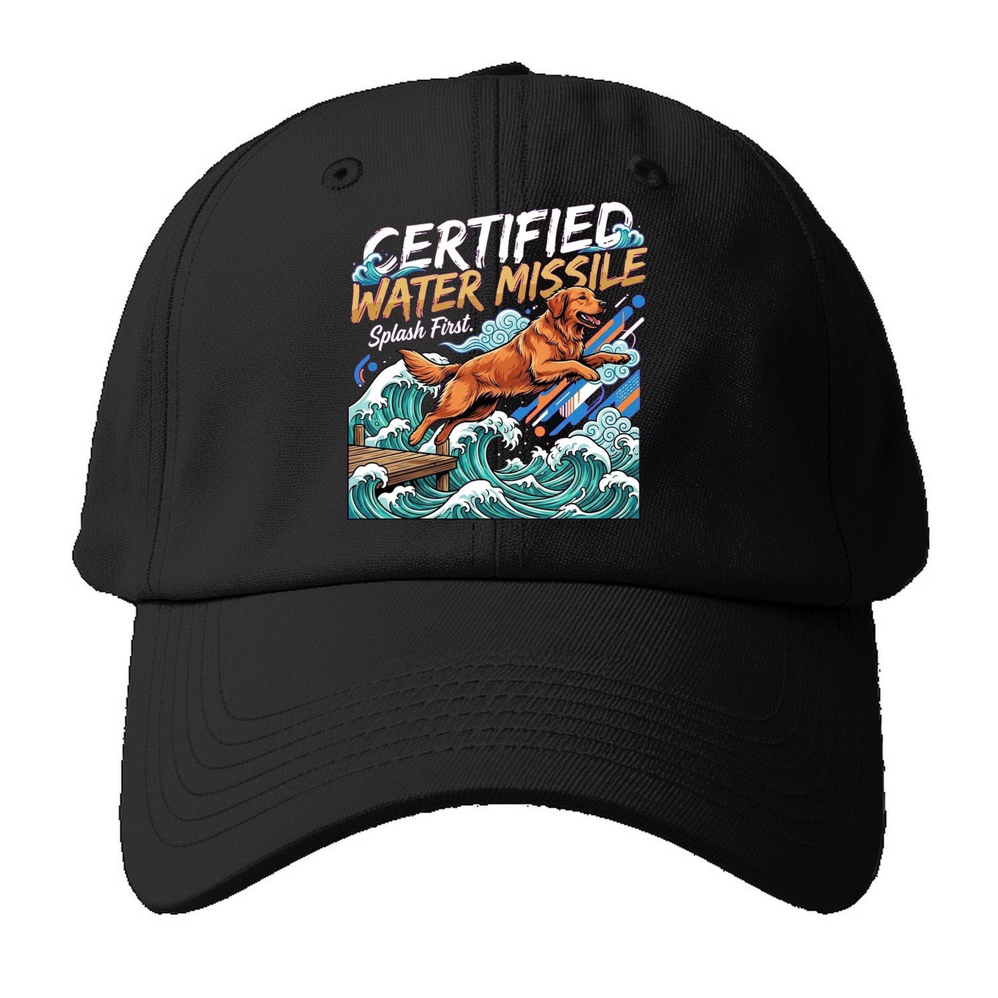 Certified Water Missile Baseball Cap – Black