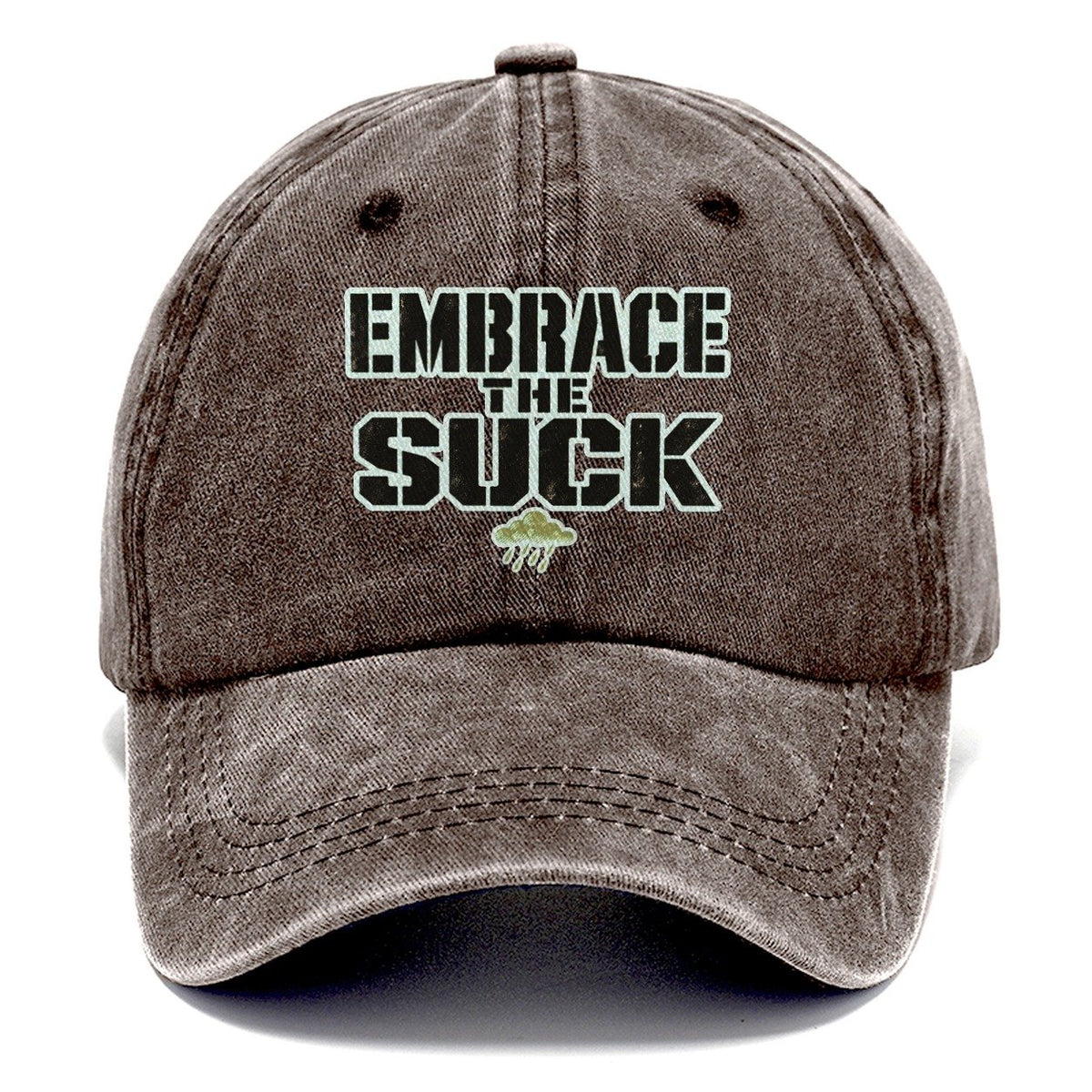 Embrace The Suck Barracks Wit Classic Cap – Brown