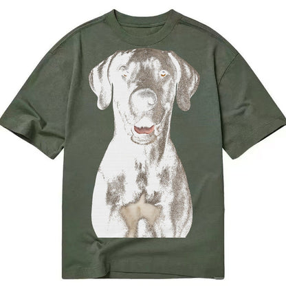 Great Dane Gentle Giant Noble Heart Classic T-shirt – Army Green