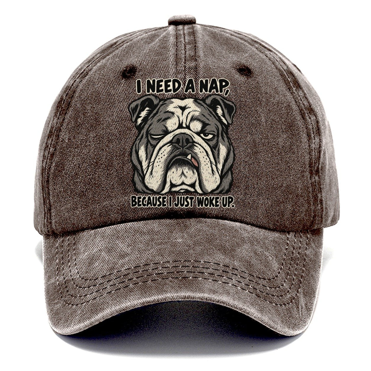 I Need A Nap Feral Logic Classic Cap – Brown