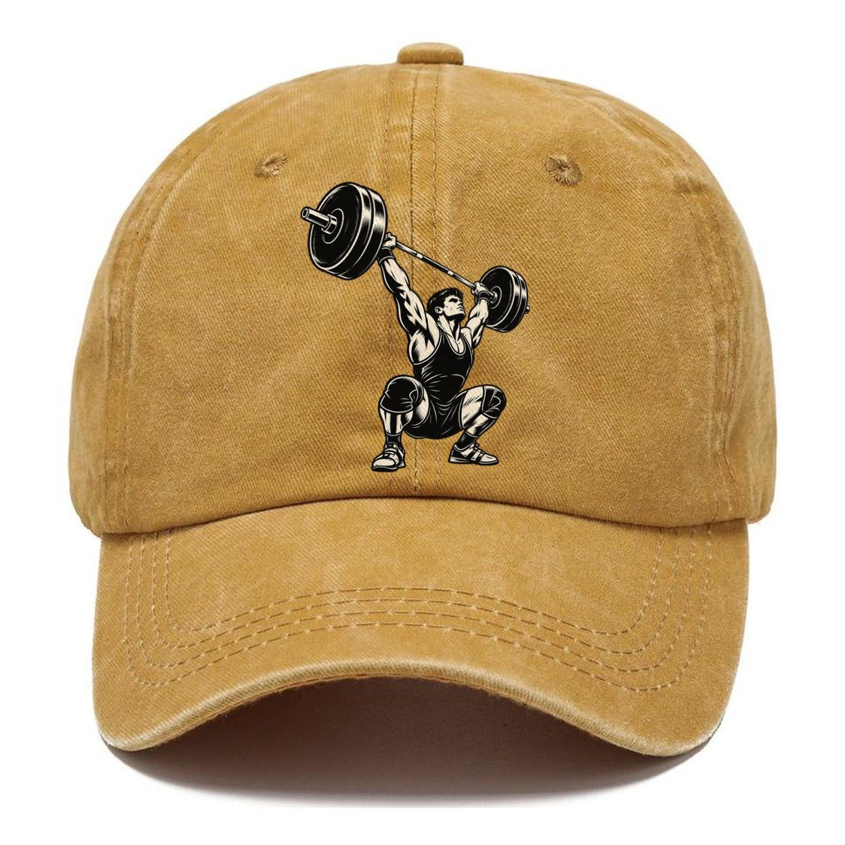 Weightlifter Snatch Lockout Global Sports Ink Figures Classic Cap – Golden Harvest