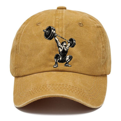 Weightlifter Snatch Lockout Global Sports Ink Figures Classic Cap – Golden Harvest