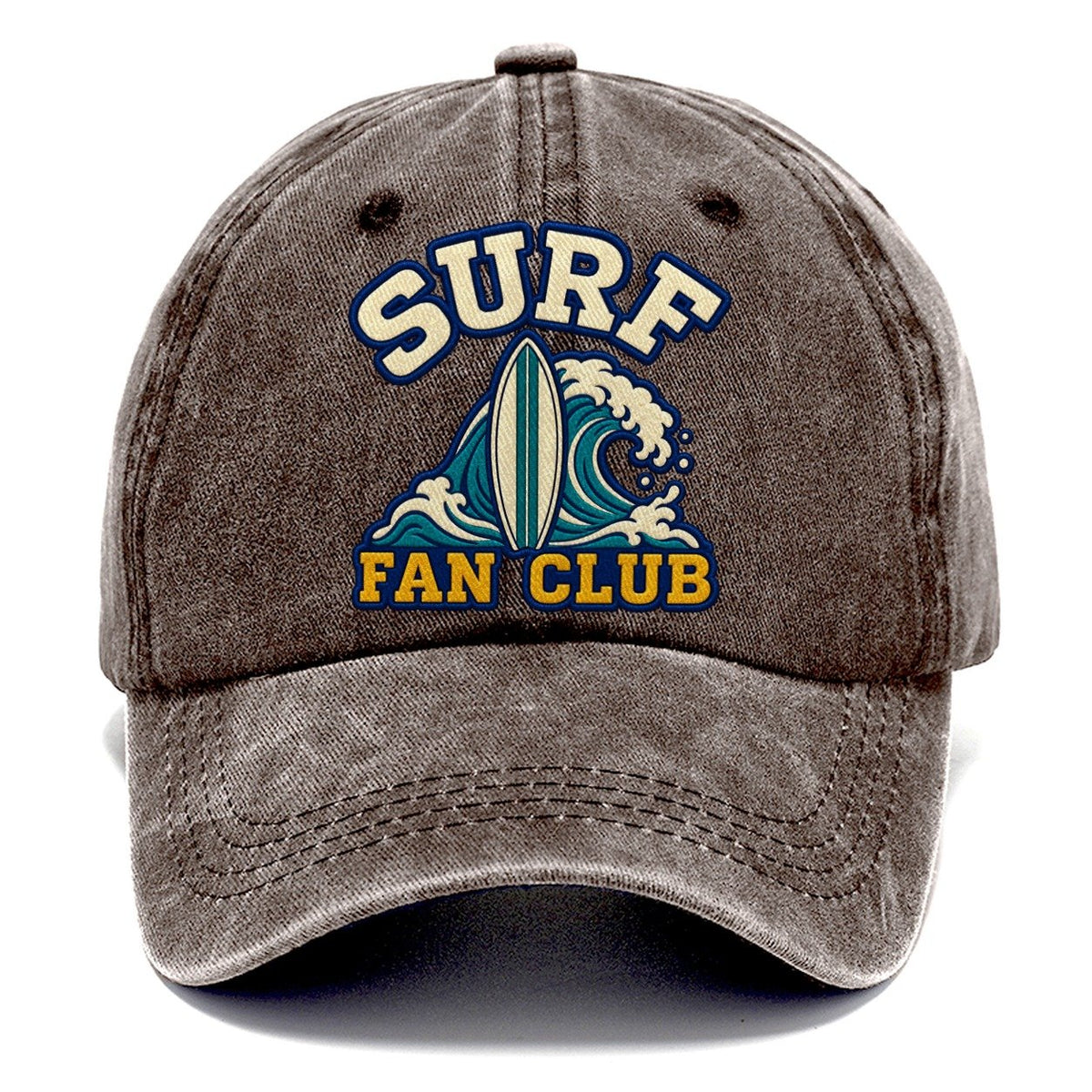 Surf Fan Club Classic Cap – Brown