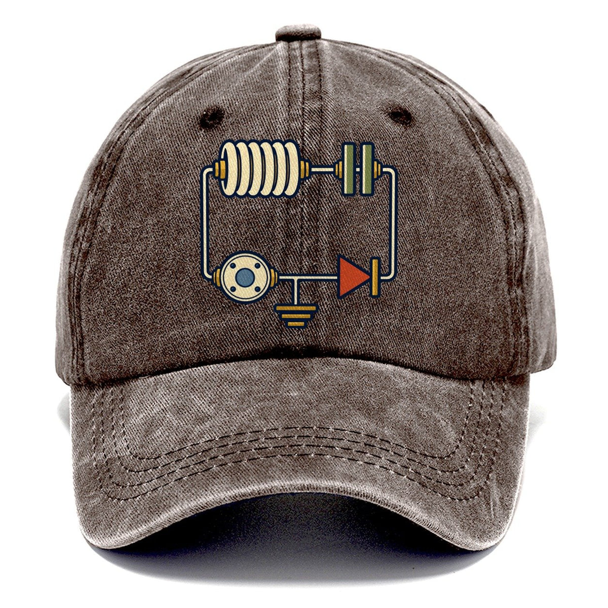 Bench Radio Schematic Amateur Radio Classic Cap – Brown