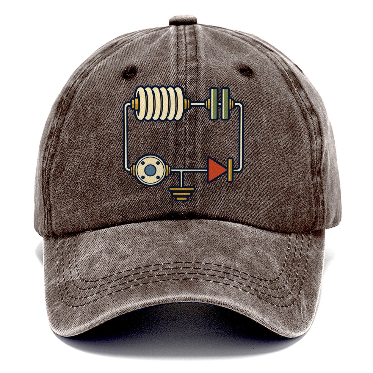Bench Radio Schematic Amateur Radio Classic Cap – Brown