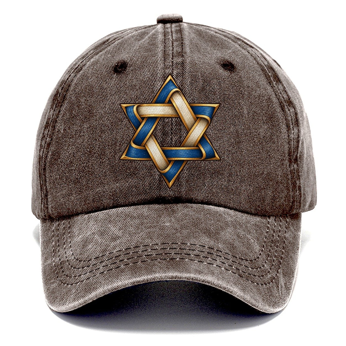 Star Woven Ribbons Fan Favorites Classic Cap – Brown