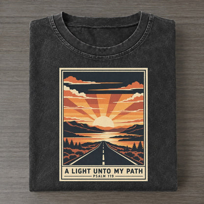 A Light Unto My Given Light Vintage T-shirt – Black