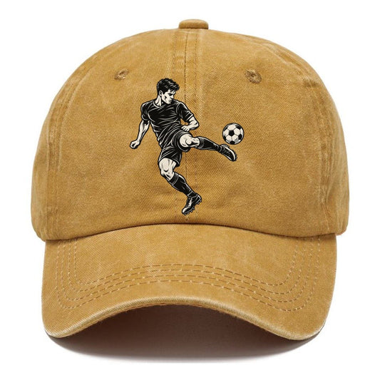 Football Side Volley Global Sports Ink Figures Classic Cap – Golden Harvest