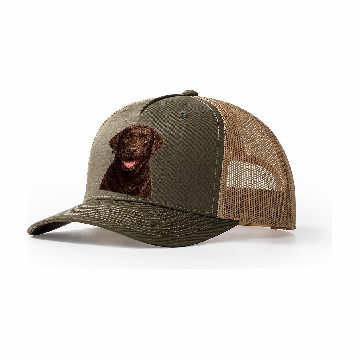 Labrador Friendly Family Trucker Hat – Olive Khaki