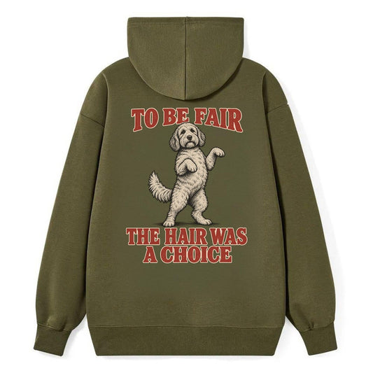 Labradoodle Dog Declarations Classic Pullover Hoodie – Armygreen