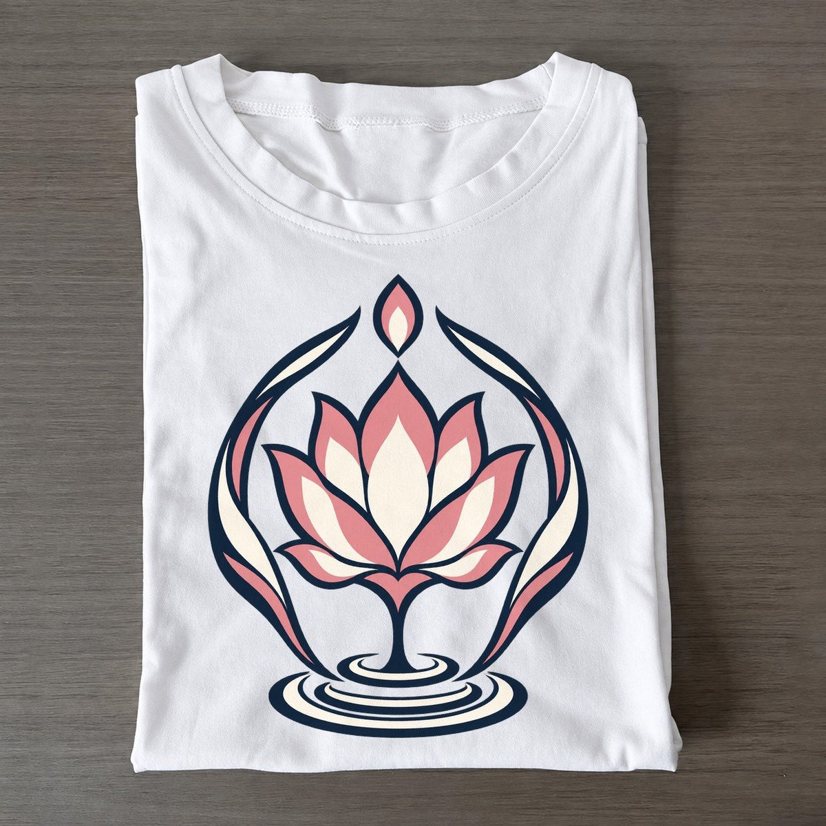 Stillwater Lotus Quiet Wards Heritage Classic T-shirt – White