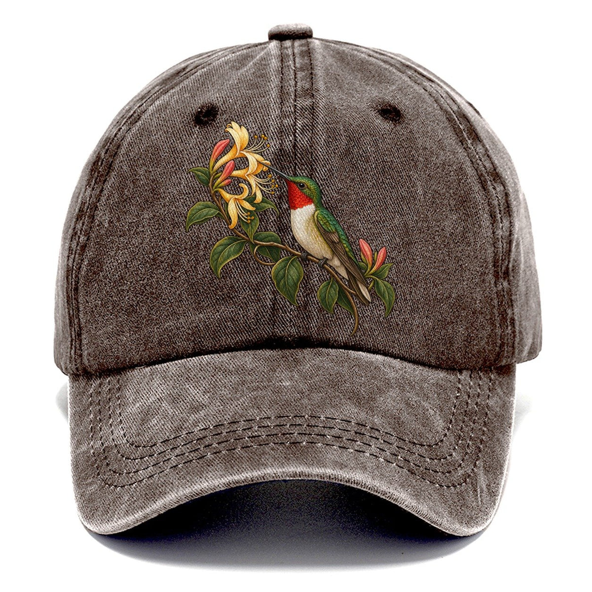 Hummingbird Honeysuckle Reach Character Club Classic Cap – Brown