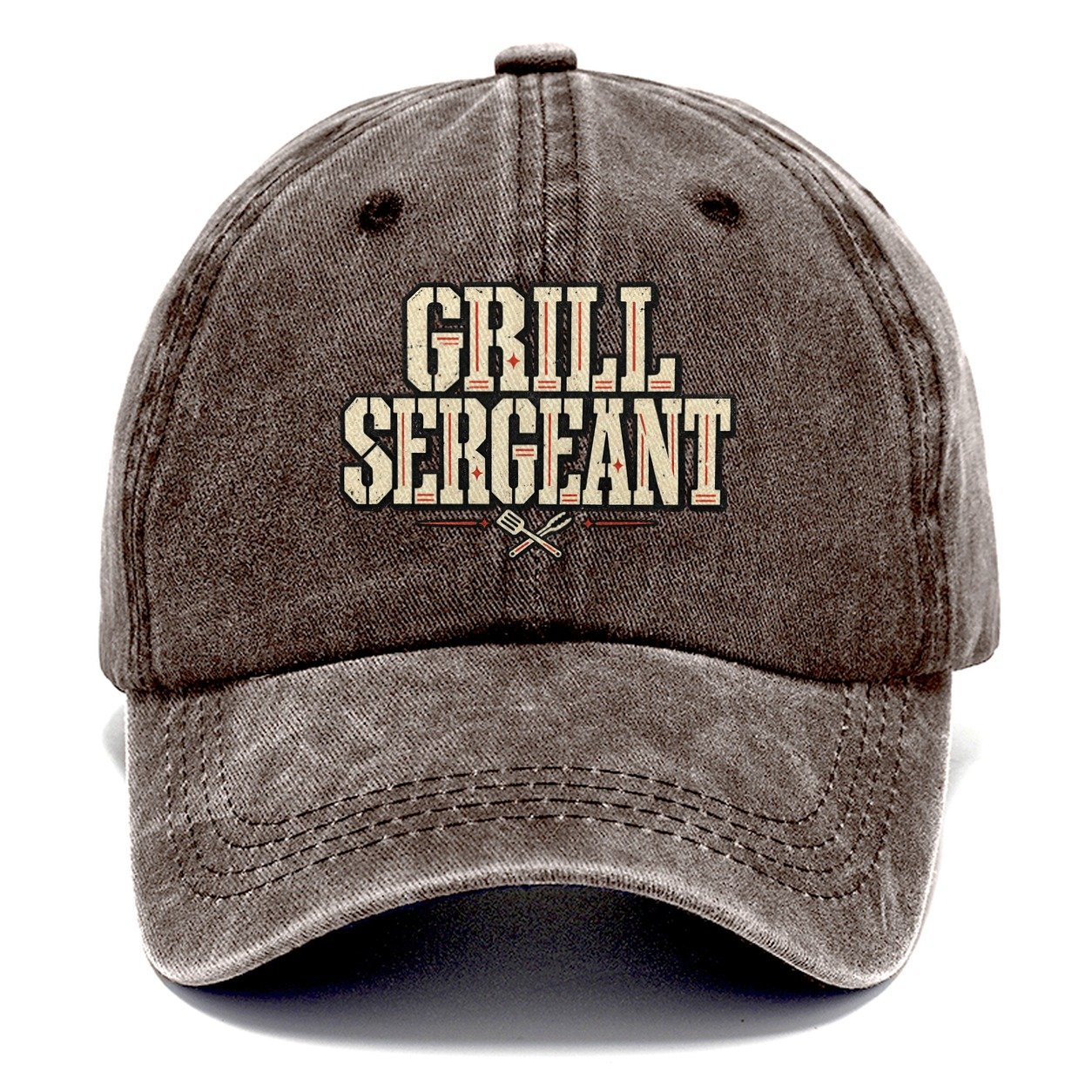 Grill Sergeant American Wit Classic Cap – Brown