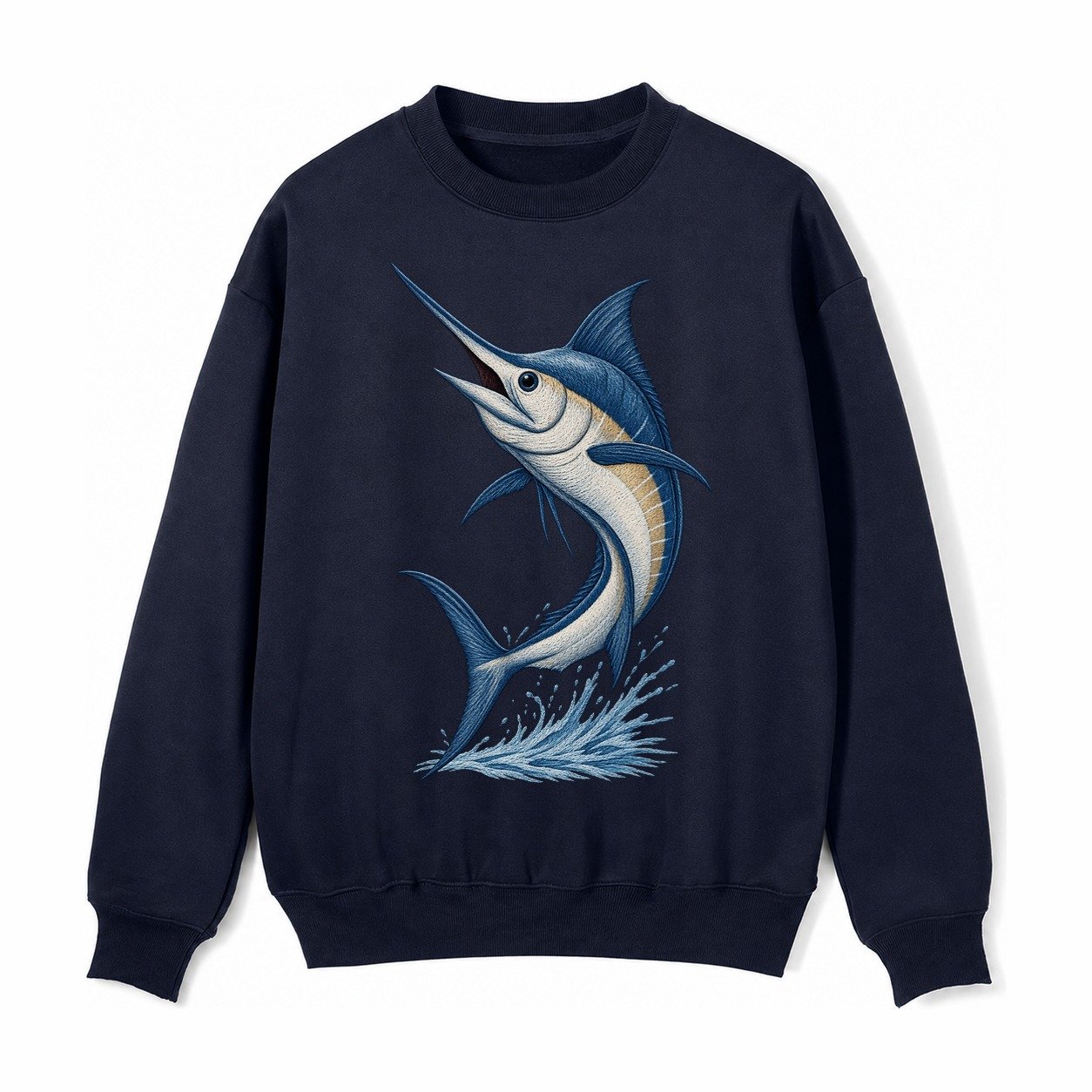 Marlins Majesty Fleece Sweatshirt – Navy Blue
