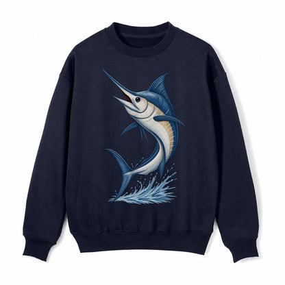 Marlins Majesty Fleece Sweatshirt – Navy Blue