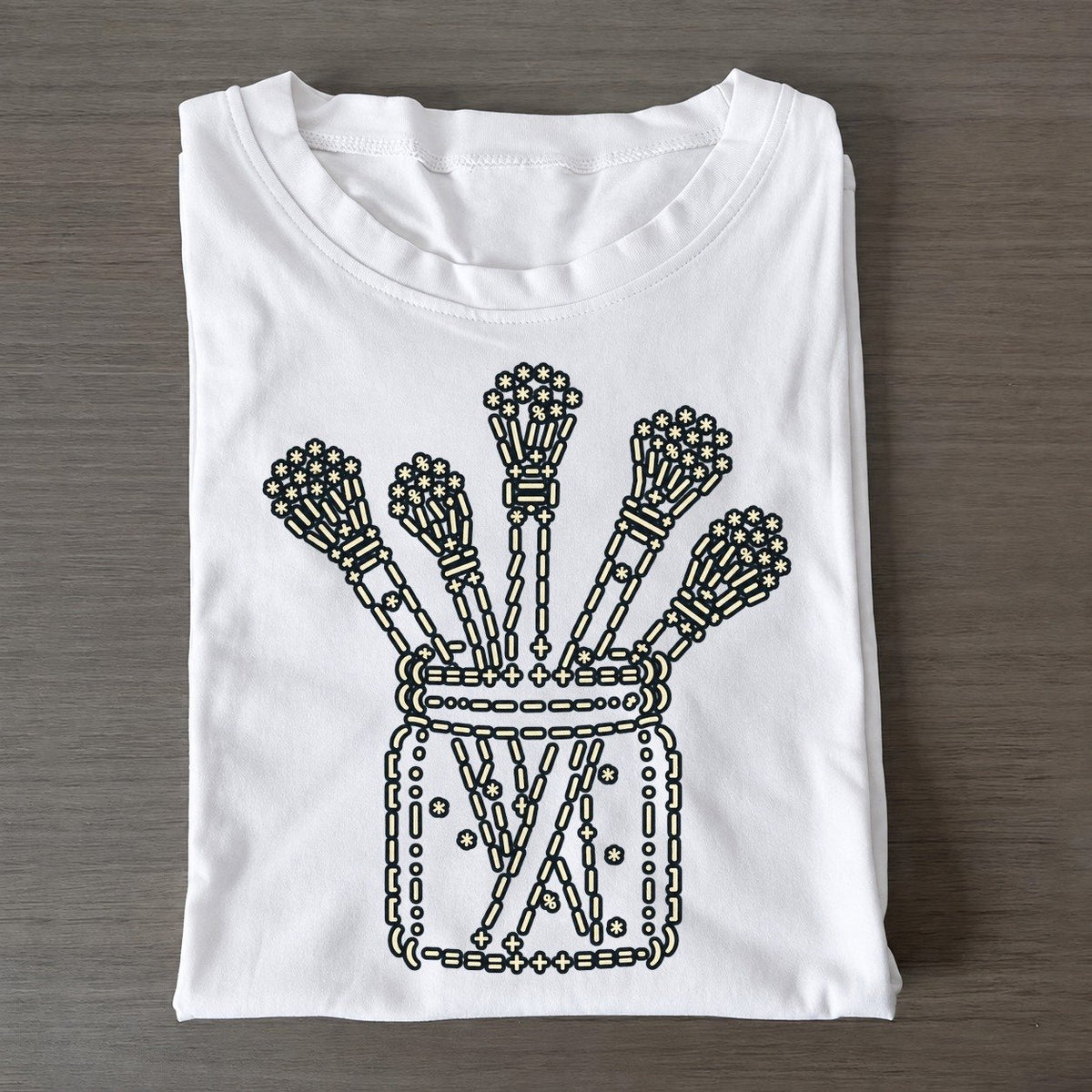 Brushes In Jar Classic T-shirt – White