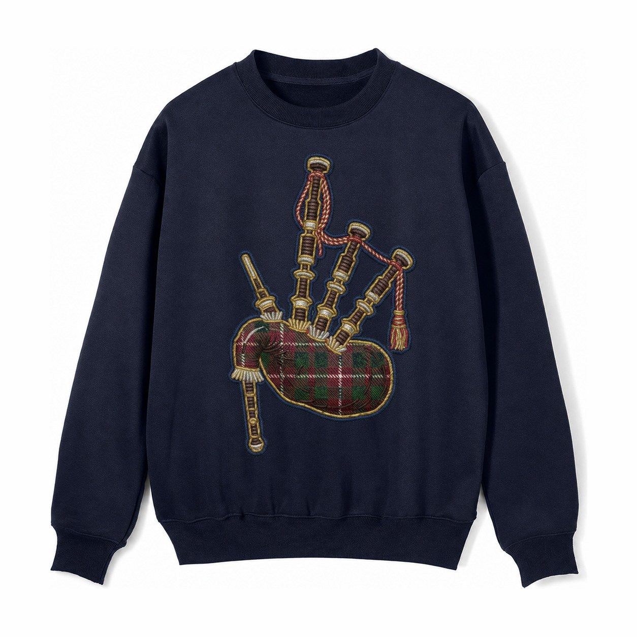 Scottish Thistle Fleece Sweatshirt – Navy Blue