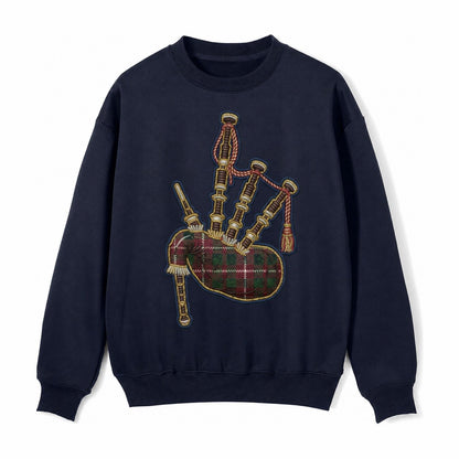 Scottish Thistle Fleece Sweatshirt – Navy Blue