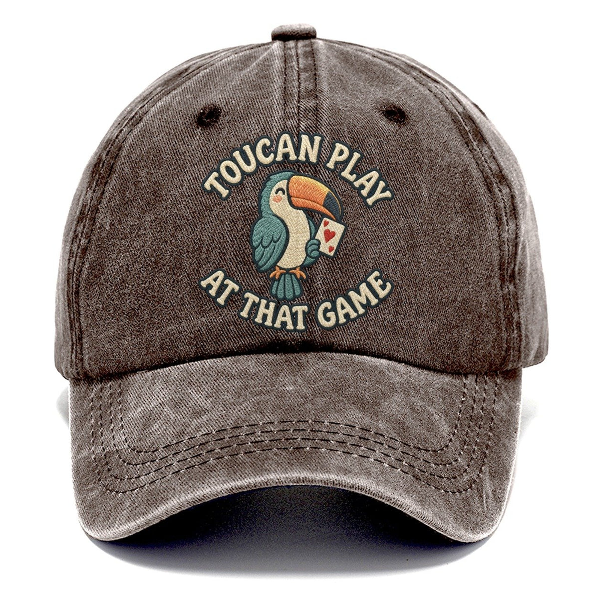 Toucan Animal Puns Classic Cap – Brown