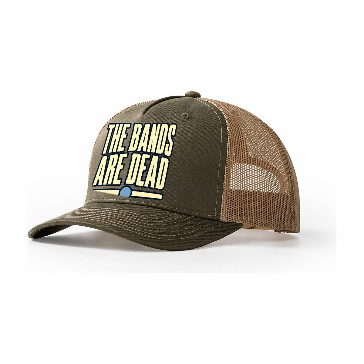 The Bands Are Dead Amateur Radio Trucker Hat – Olive Khaki