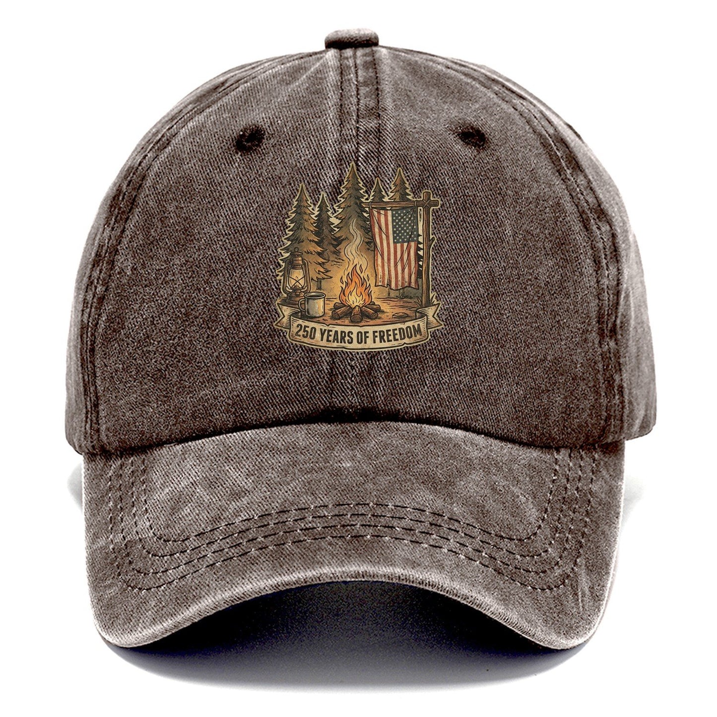 250 Freedom Campfire Classic Cap – Brown