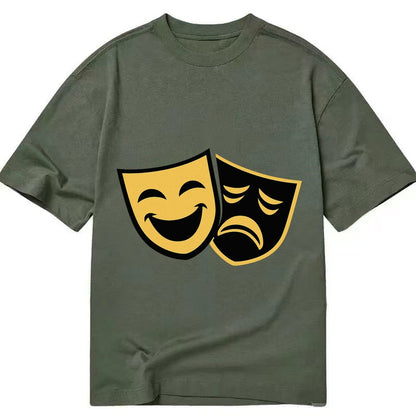 Golden Duality Of Theater Ac39f189b447 1770611732078 Classic T-shirt – Army Green