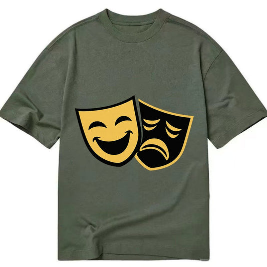 Golden Duality Of Theater Ac39f189b447 1770611732078 Classic T-shirt – Army Green