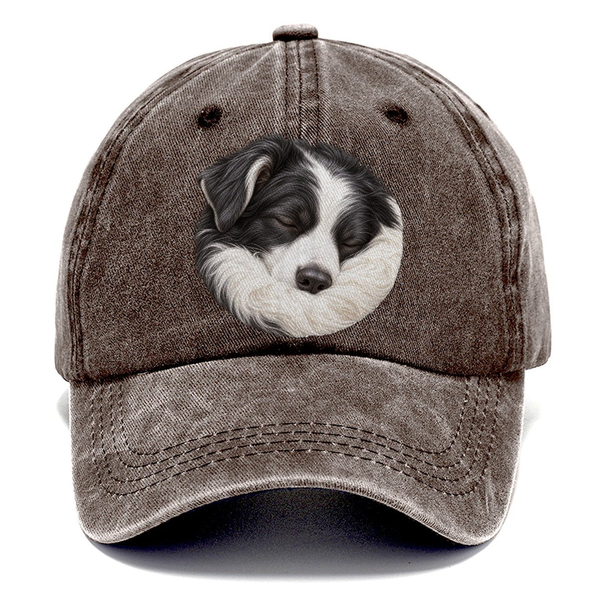 Border Collie Ruff Tuck Pastimes Companions Classic Cap – Brown