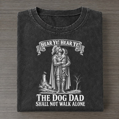 The Dog Dad And The Dachshund Royal Decree Vintage T-shirt – Black