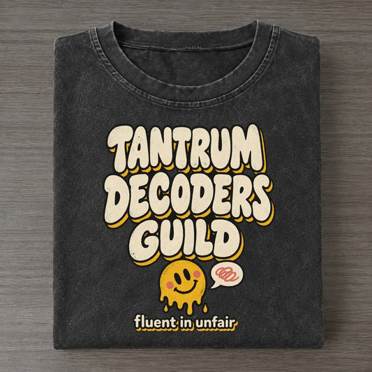 Tantrum Translators Running On Fumes Club Vintage T-shirt – Black