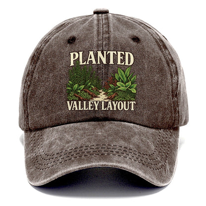 Planted Valley Layout Aquarium Keeping Classic Cap – Brown