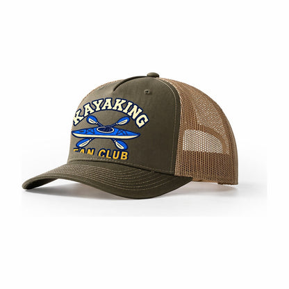 Kayaking Fan Club Trucker Hat – Olive Khaki