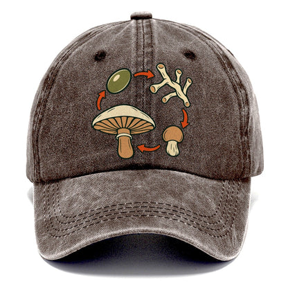 Fruiting Cycle Ring Foraging And Mycology Classic Cap – Brown
