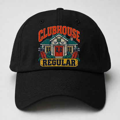 Clubhouse Regular Golf Life Baseball Cap – Black