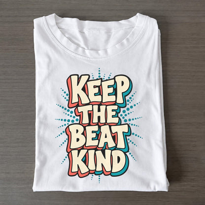 Keep The Beat Kind Classic T-shirt – White