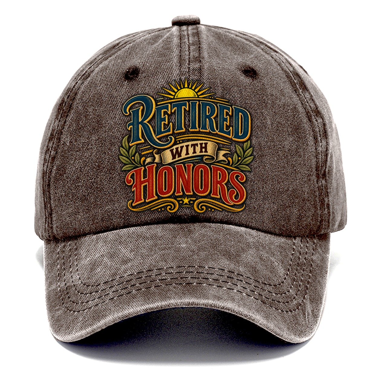 Retired With Honors Retired Living Classic Cap – Brown